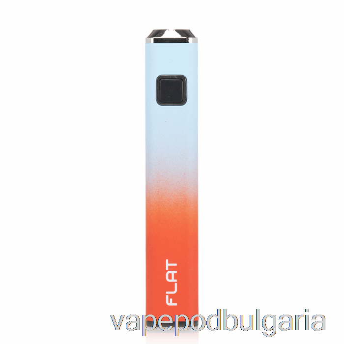 Vape Bulgaria Yocan Flat 510 батерия Red Teal